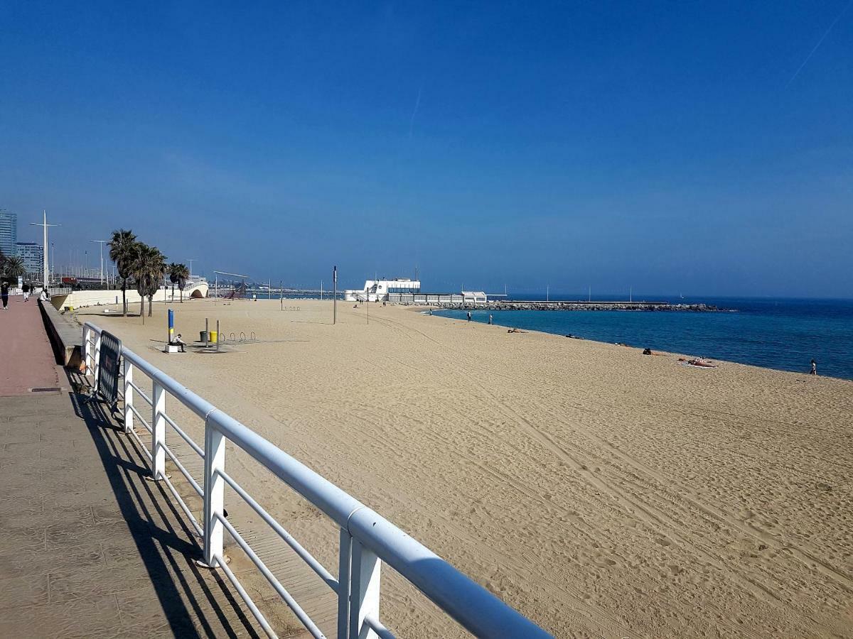 Rambla Poblenou&Mar Bella Beach Barcelona Bagian luar foto